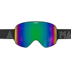 Matt scale skibril - green