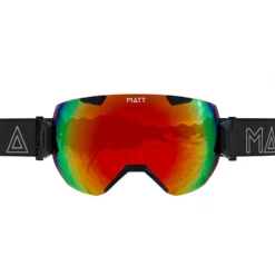 Matt synchro skibril - black/orange