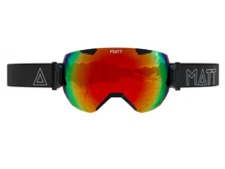 Matt synchro skibril - black/orange