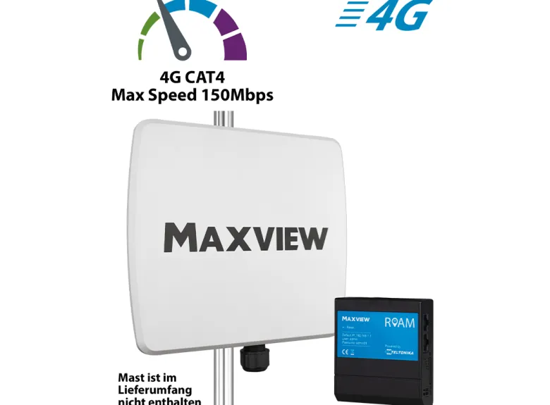 Maxview Roam Basecamp verplaatsbare 4G/WiFi set