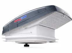 Maxxfan Deluxe Compact 28 x 28 dakluik met ventilator - transparent