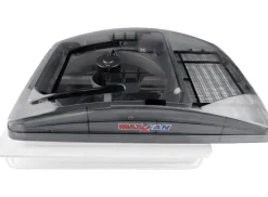 Maxxfan Deluxe 40 x 40 dakluik met ventilator - transparent