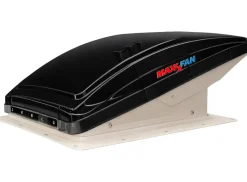 Maxxfan Deluxe 40 x 40 dakluik met ventilator - smoke