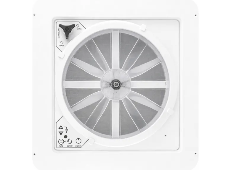 Maxxfan Deluxe 40 x 40 dakluik met ventilator - white