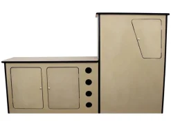MDF Camper en caravan keukenblok