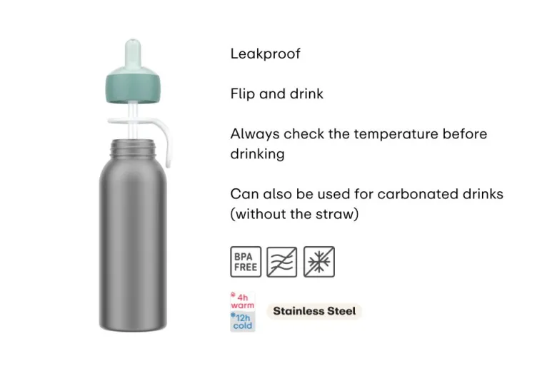 Mepal Campus flip-up 350 ml Isoleerfles - Peppa Pig