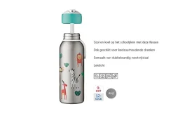 Mepal Campus 350 ml Flip-Up isoleer drinkfles - Turquoise