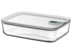 Mepal EasyClip 2.25 liter glazen vershouddoos - Nordic sage