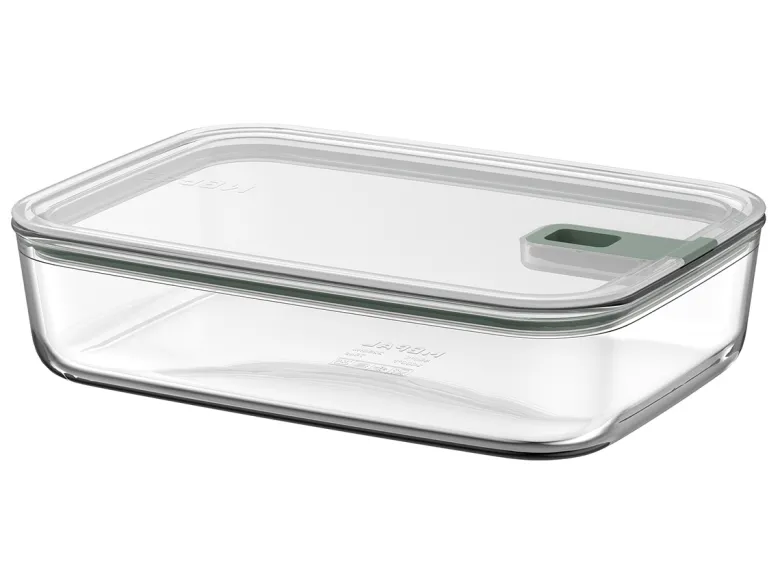 Mepal EasyClip 2.25 liter glazen vershouddoos - Nordic sage