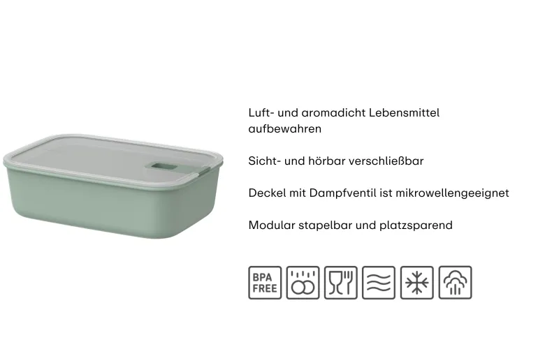 Mepal EasyClip 700 ml vershouddoos - Nordic sage
