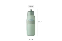 Mepal Ellipse 500 ml bidon - Nordic blue