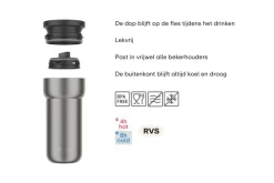 Mepal Ellipse 375 ml Isoleerbeker - Nordic black
