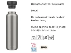 Mepal Ellipse 900 ml thermofles - Nordic black