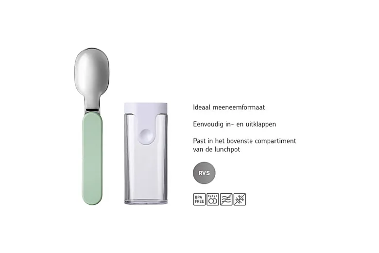 Mepal Ellipse vouwlepel - Vivid Mauve