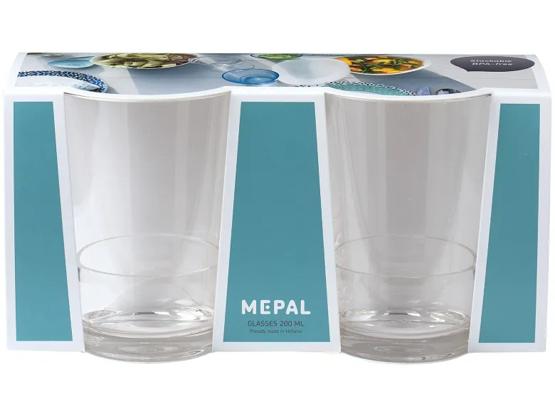 Mepal Flow 200 ml glazenset