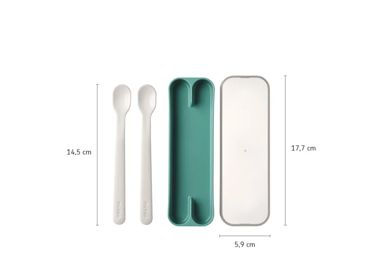 Mepal Mio babylepels - Deep turquoise