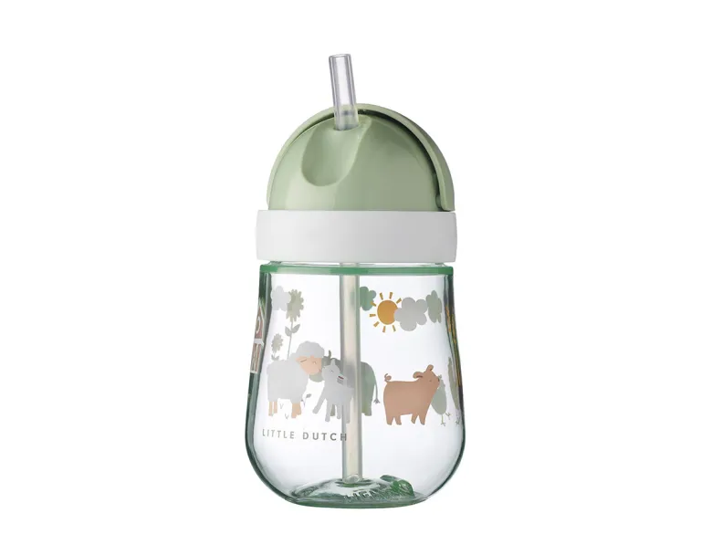 Mepal Mio 300 ml Little Dutch rietjesbeker - Light Green