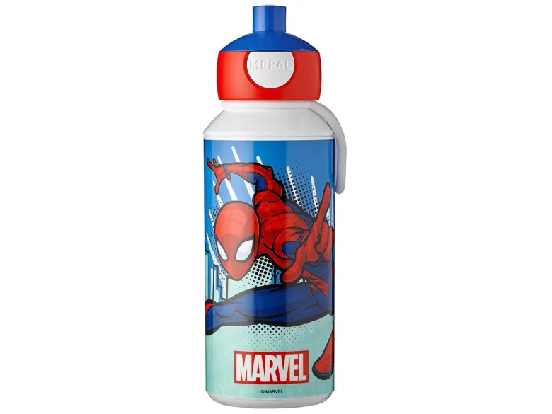 Mepal Pop-Up Campus 400 ml waterfles - Spiderman