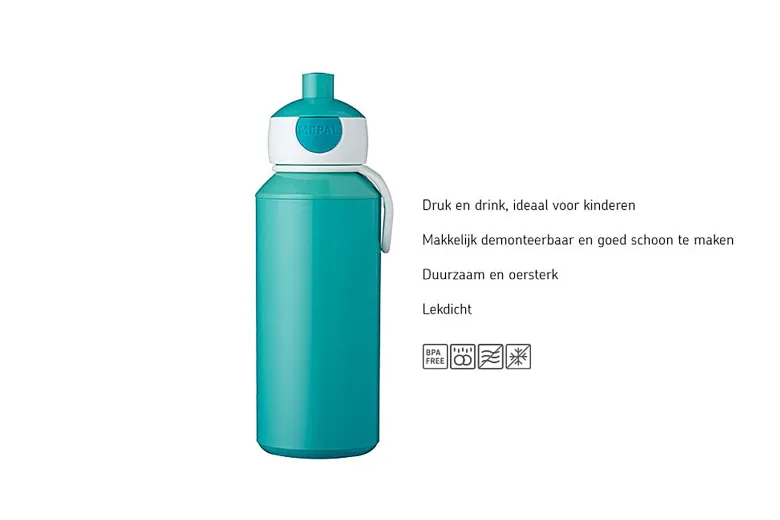 Mepal Pop-Up Campus 400 ml waterfles - Spiderman