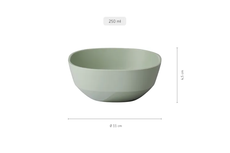 Mepal Silueta 250 ml set van 4 serveerschalen - Green