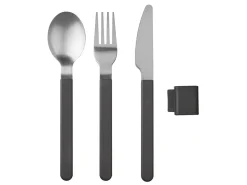 Mepal silueta Nordic Black 3-delig bestekset