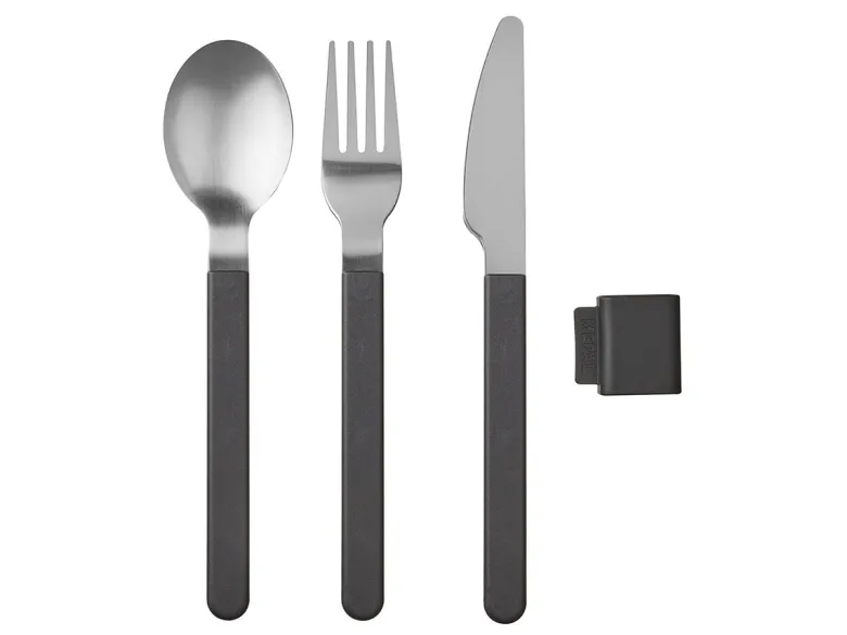 Mepal silueta Nordic Black 3-delig bestekset