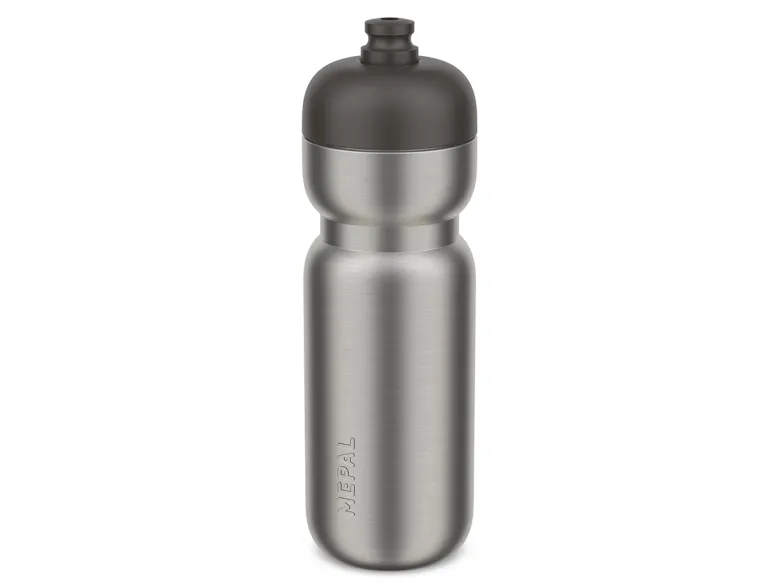 Mepal Sport 800 ml RVS pull bidon - Graphite black
