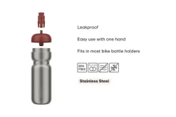 Mepal Sport 800 ml RVS pull bidon - Moss green
