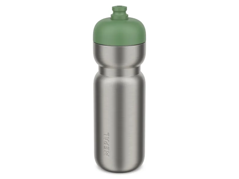 Mepal Sport 800 ml RVS pull bidon - Moss green