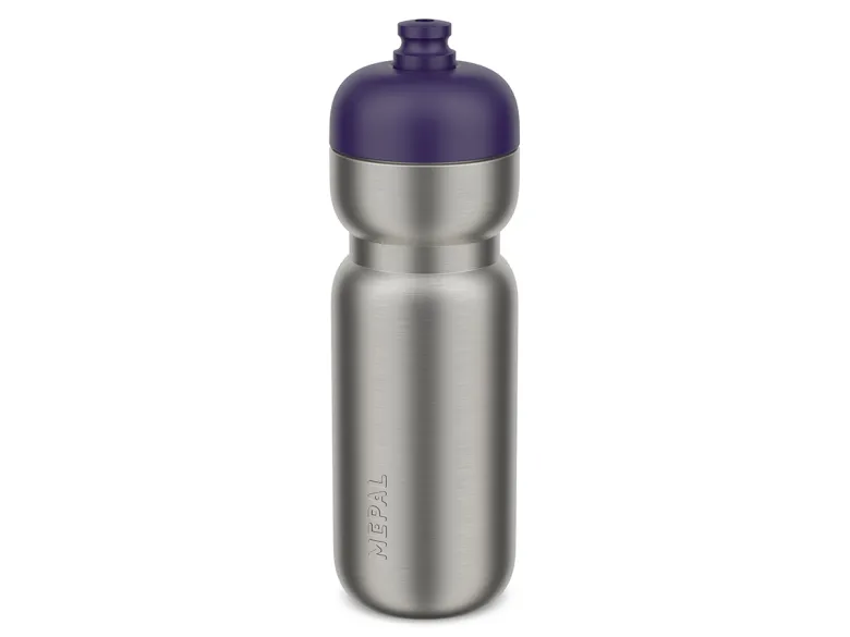 Mepal Sport 800 ml RVS pull bidon - Midnight blue