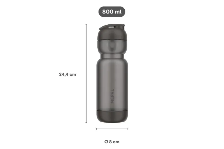Mepal Sport 800 ml Shakebeker - Ceramic white