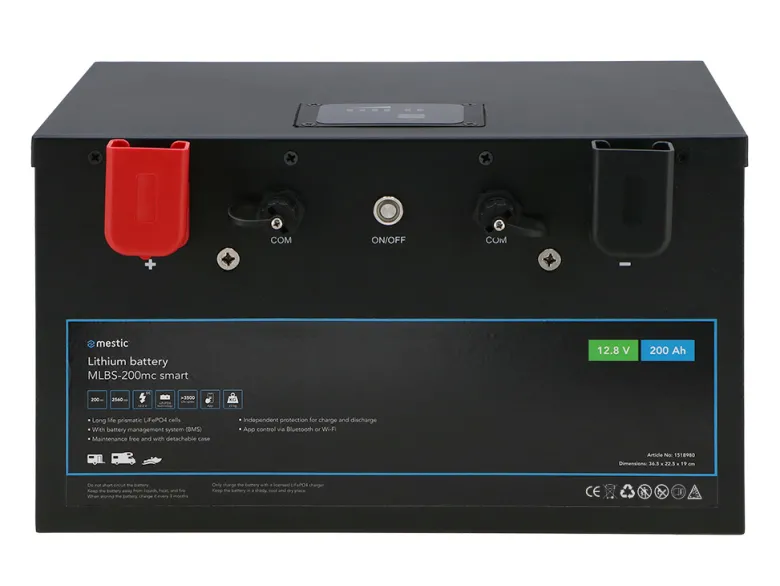 Mestic MLBS-200mc smart LiFePO4 lithium accu