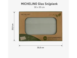 Michelino Alythia 30 x 20 cm glazen snijplank - Beige
