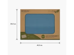 Michelino Alythia 40 x 30 cm glazen snijplank - Blue