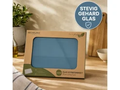 Michelino Alythia 40 x 30 cm glazen snijplank - Blue