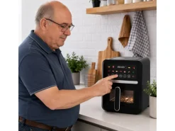 Michelino Heteluchtfriteuse met kijkvenster