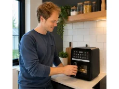 Michelino Heteluchtfriteuse met kijkvenster