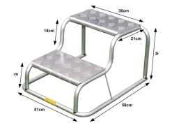 Milenco Aluminium Original Double opstap