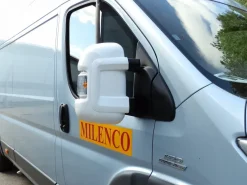 Milenco Ducato korte arm spiegelbeschermer - White