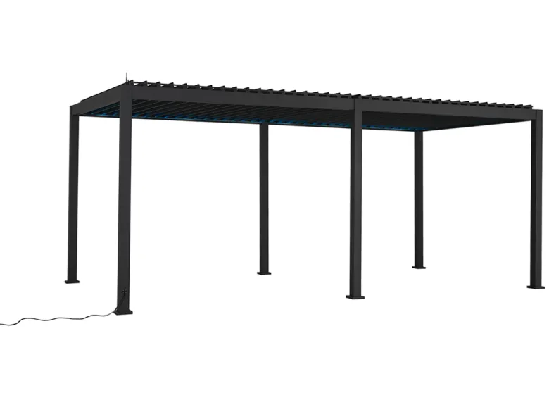 Mirador Deluxe 300 x 600 cm elektrische overkapping - antraciet
