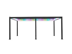 Mirador Deluxe 300 x 600 cm elektrische overkapping - antraciet