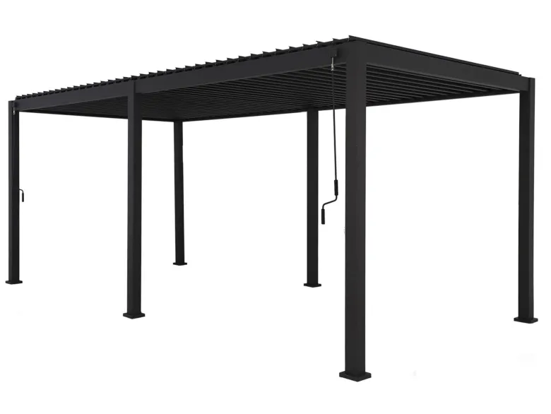 Mirador Deluxe 300 x 600 cm overkapping - antraciet