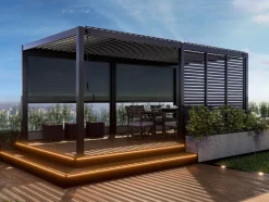 Mirador Deluxe 300 x 600 cm overkapping - antraciet