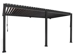 Mirador Delxue 300 x 530 cm muur overkapping - antraciet