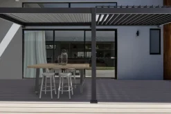 Mirador Delxue 300 x 530 cm muur overkapping - antraciet