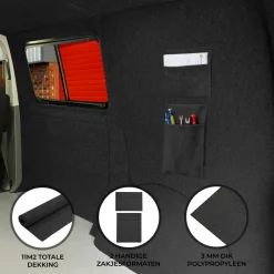 Monstershop camper bekleding met opbergvakken - Antracite