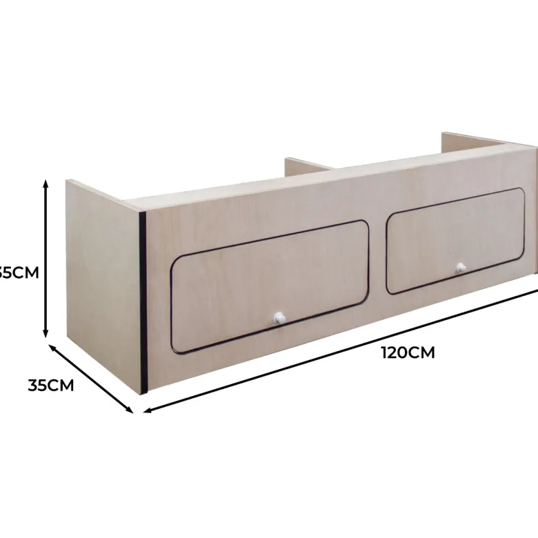 Monster Shop DIY 120x35B camperbus bovenkasten