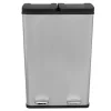 Monstershop dubbele pedaalemmer - 60 liter