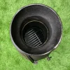 Monstershop gietijzer tuinhaard met hoes