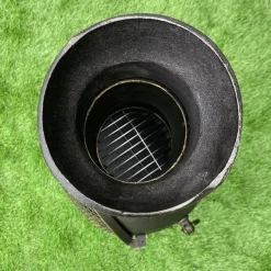 Monstershop gietijzer tuinhaard met hoes
